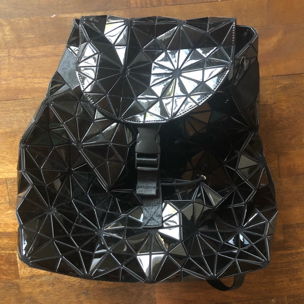 Geometric bag backpack